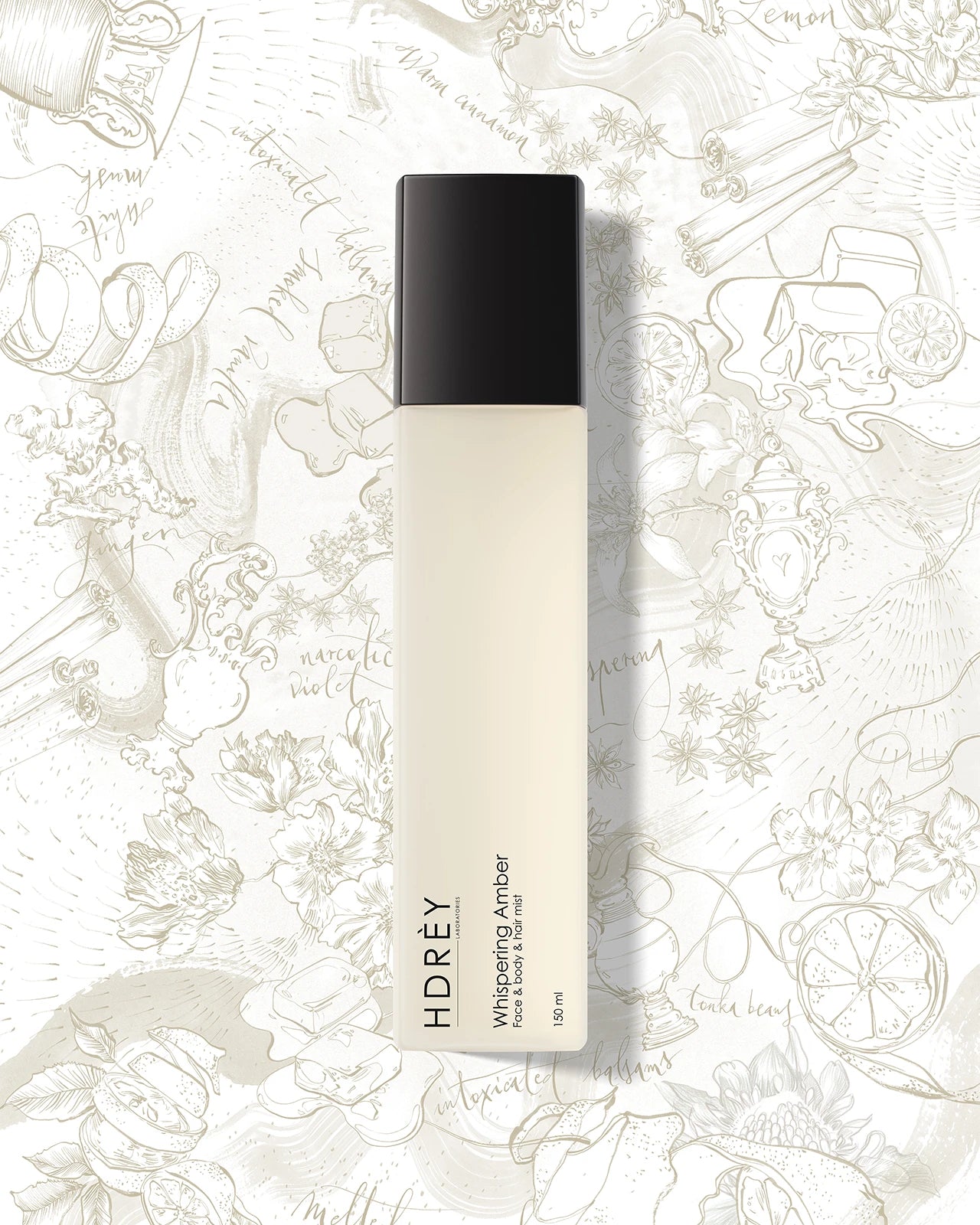 Mgiełka perfumowana Whispering Amber 150ml - twarz, ciało, włosy
